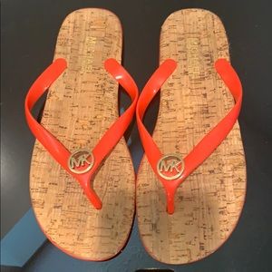 Michael Kors Cork Flip Flops